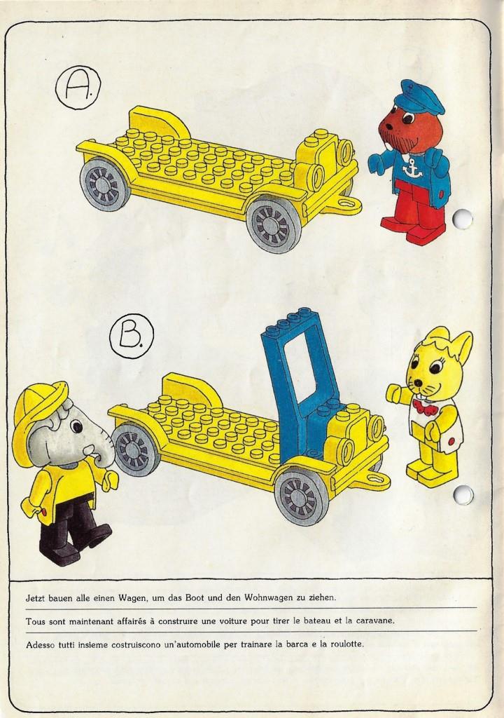 LEGO Fabuland 3680 - Wohnwagengespann